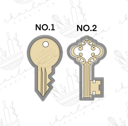 Key cookie cutter