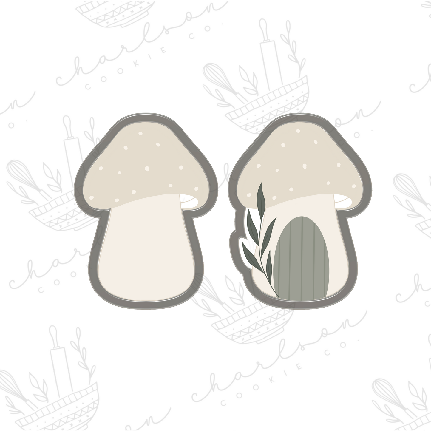 Mushroom no. 2 cookie cutter