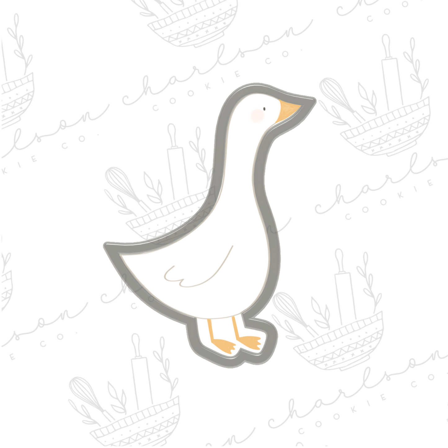 Goose cookie cutter
