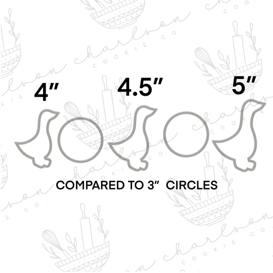 Goose cookie cutter