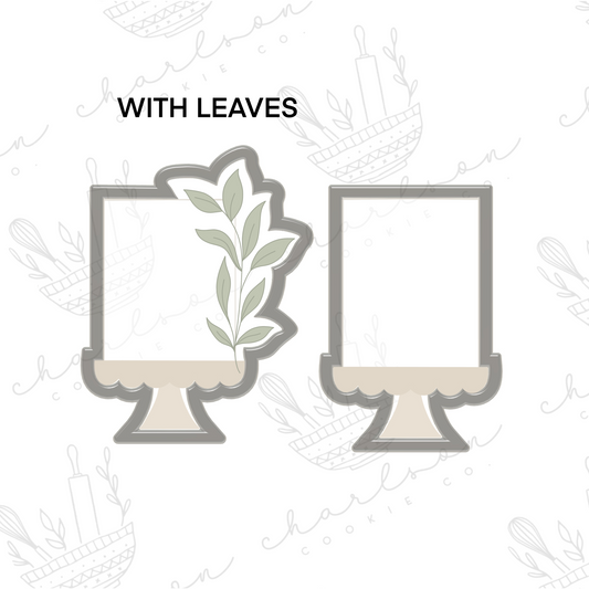 Cake no. 6 cookie cutter