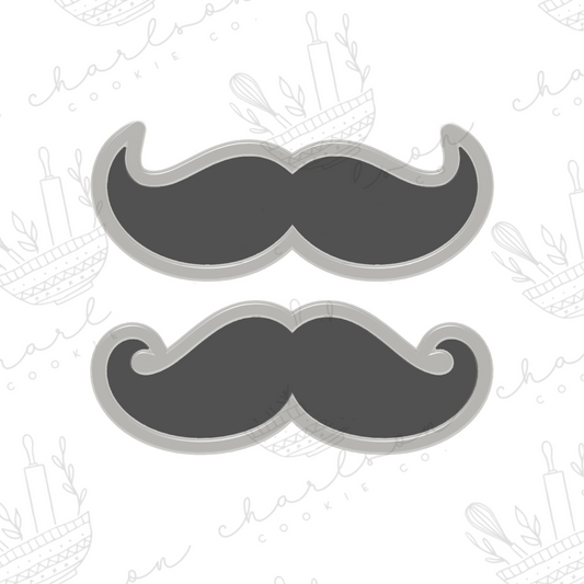 Mustache cookie cutter