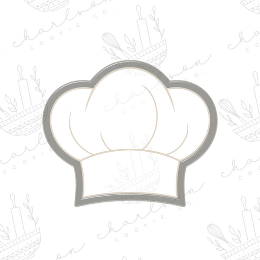 Chef's hat cookie cutter