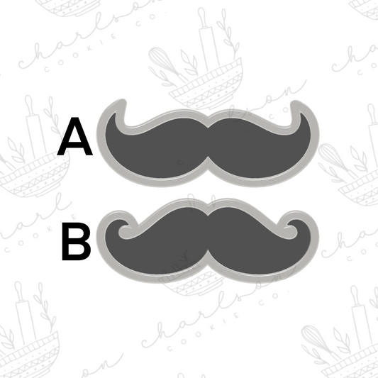Mustache cookie cutter