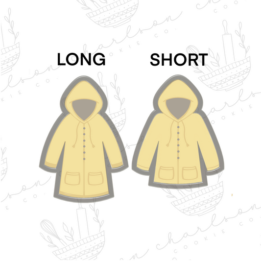 Raincoat cookie cutter (sweetdeespatisserie)