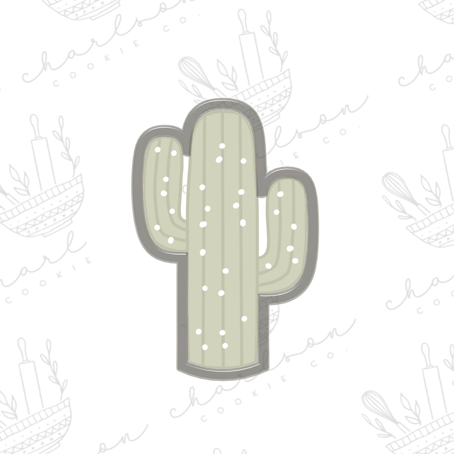 Cactus no. 6 cookie cutter