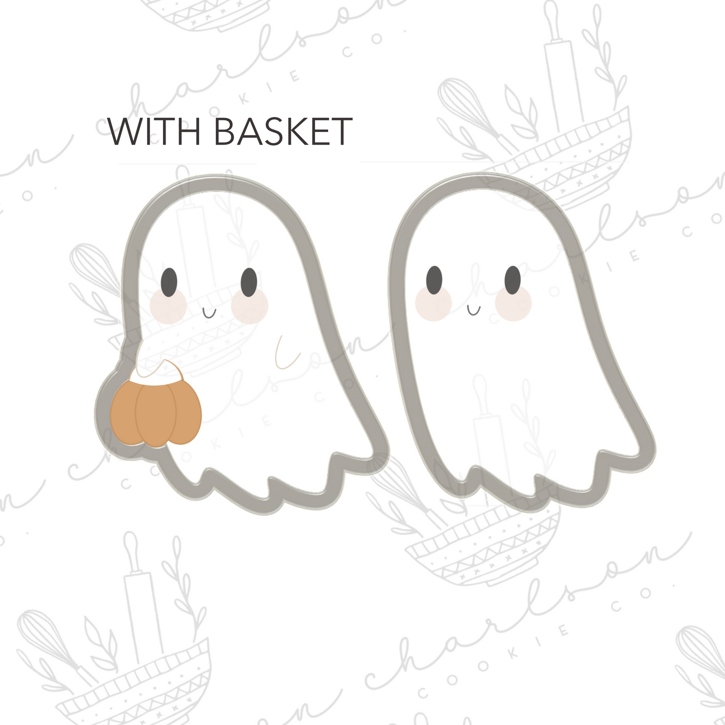 Ghost no. 2 cookie cutter