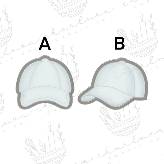 Baseball cap cookie cutter