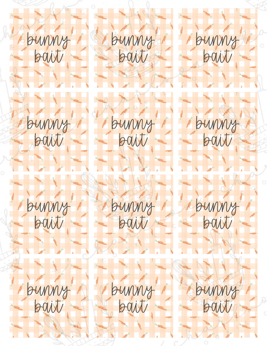 Bunny bait print template / Instant digital download
