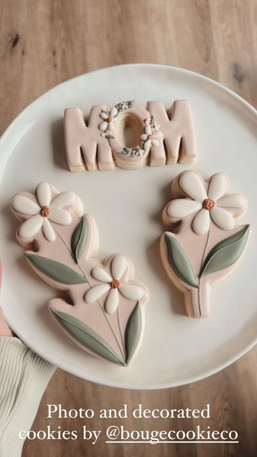 Daisy stem cookie cutter