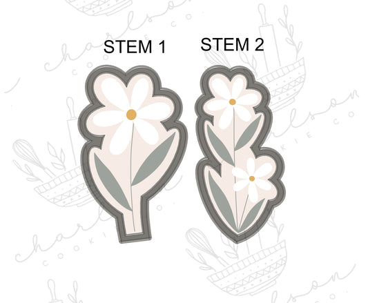 Daisy stem cookie cutter