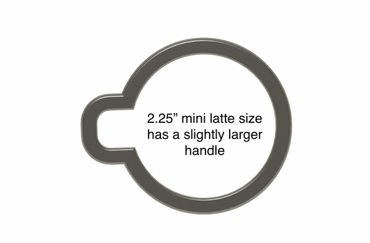 Latte cookie cutter