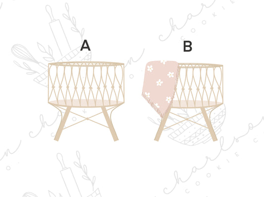 Bassinet cookie cutter