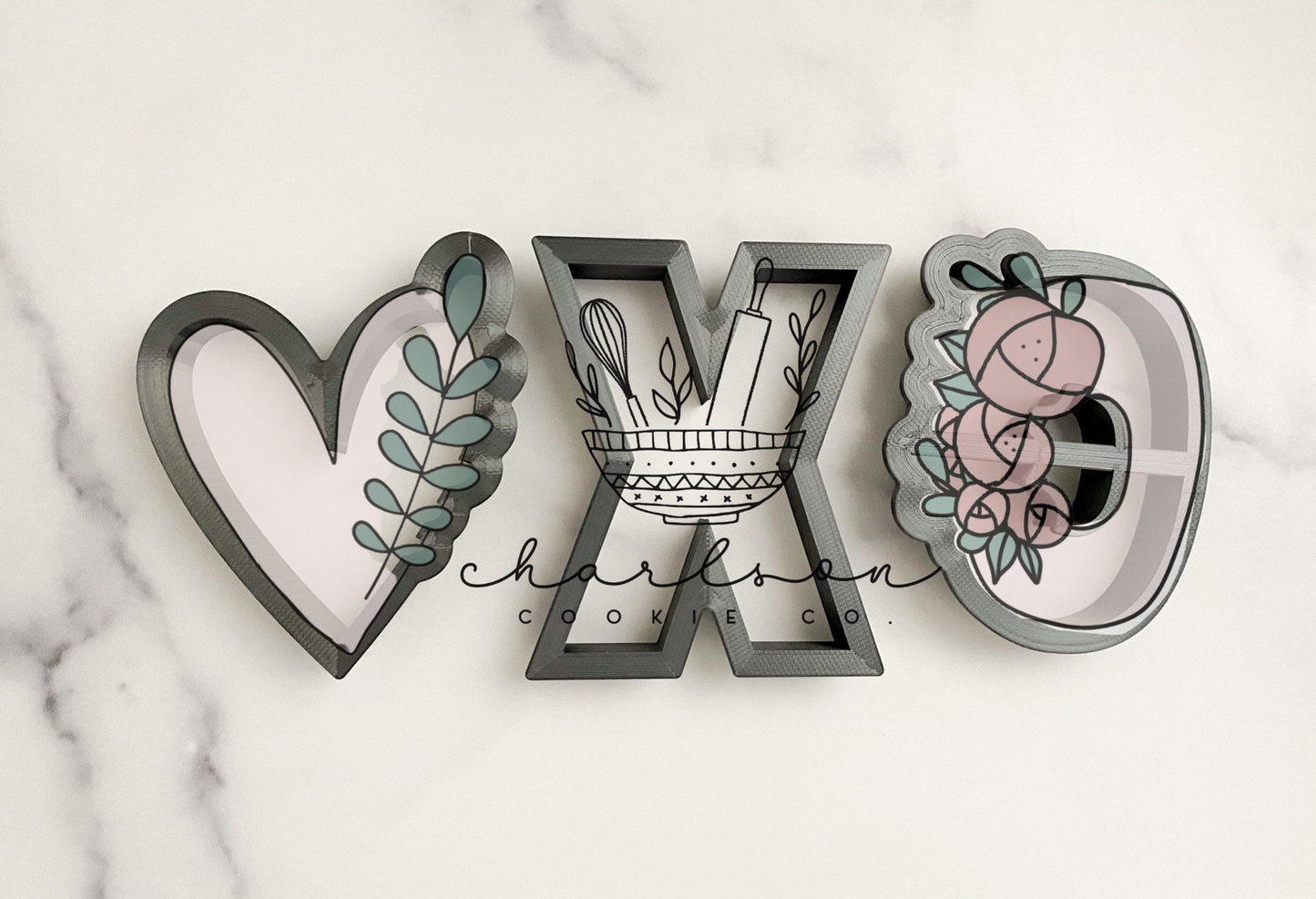 Valentine’s Day HEART X O cookie cutters