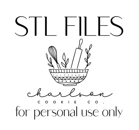 STL files / Tall Christmas / Holiday 4 cutters set 4" / digital files - personal use only