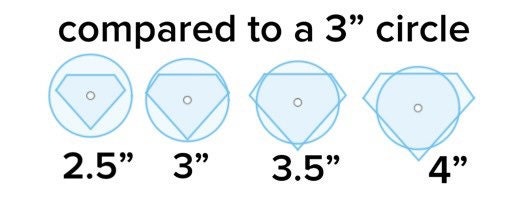 Diamond cookie cutter