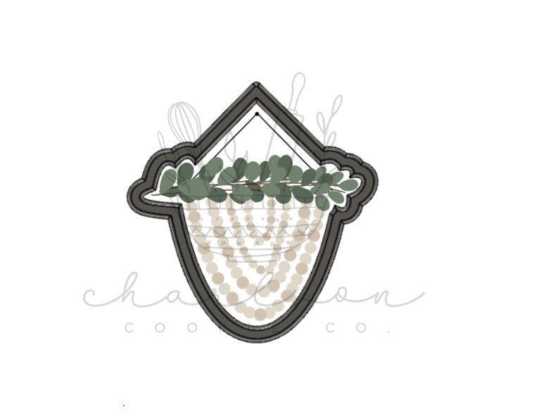 Whitney banner cookie cutter