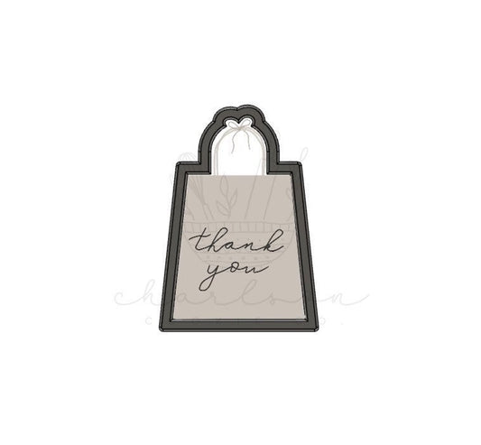 Gift bag cookie cutter