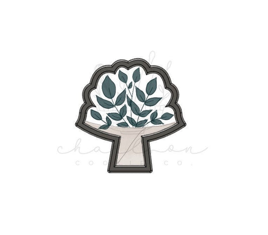Floral bouquet cookie cutter
