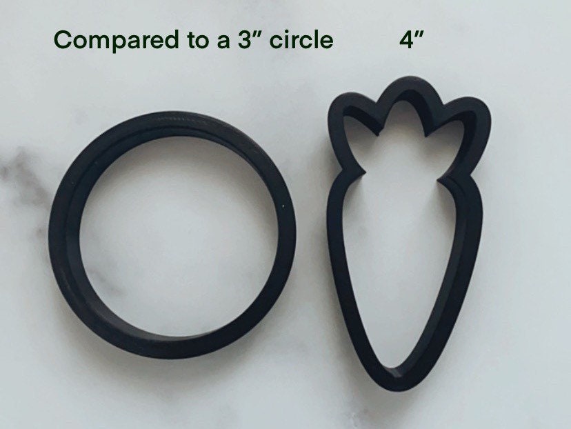 Carrot cookie cutter