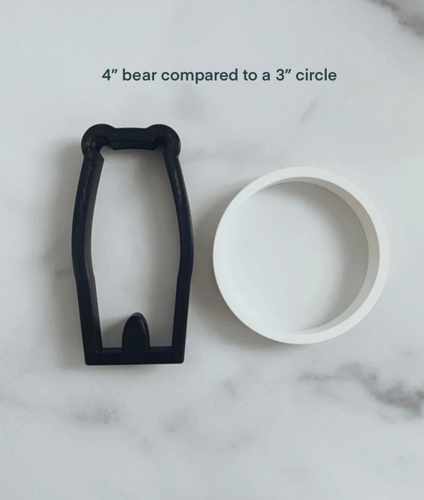 Tall Bear cookie cutter
