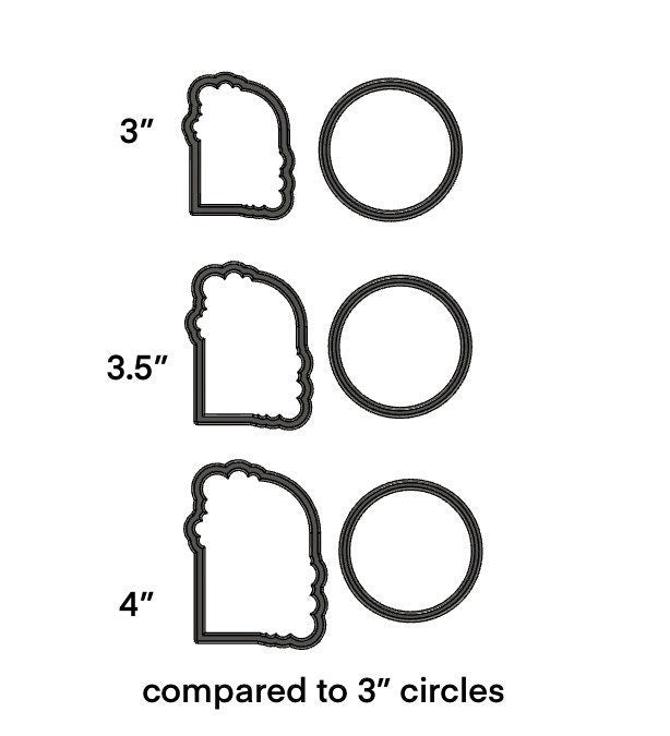 Balloon plaque no. 2 cookie cutter