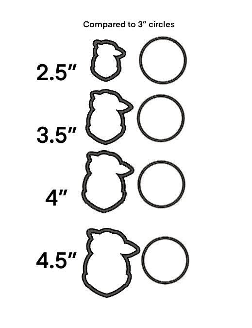 Top bun cookie cutter