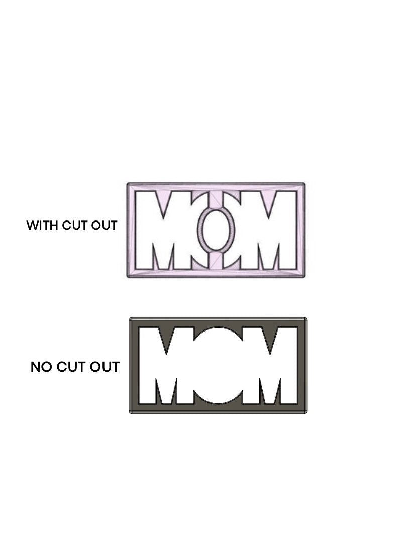 Mom cookie cutter