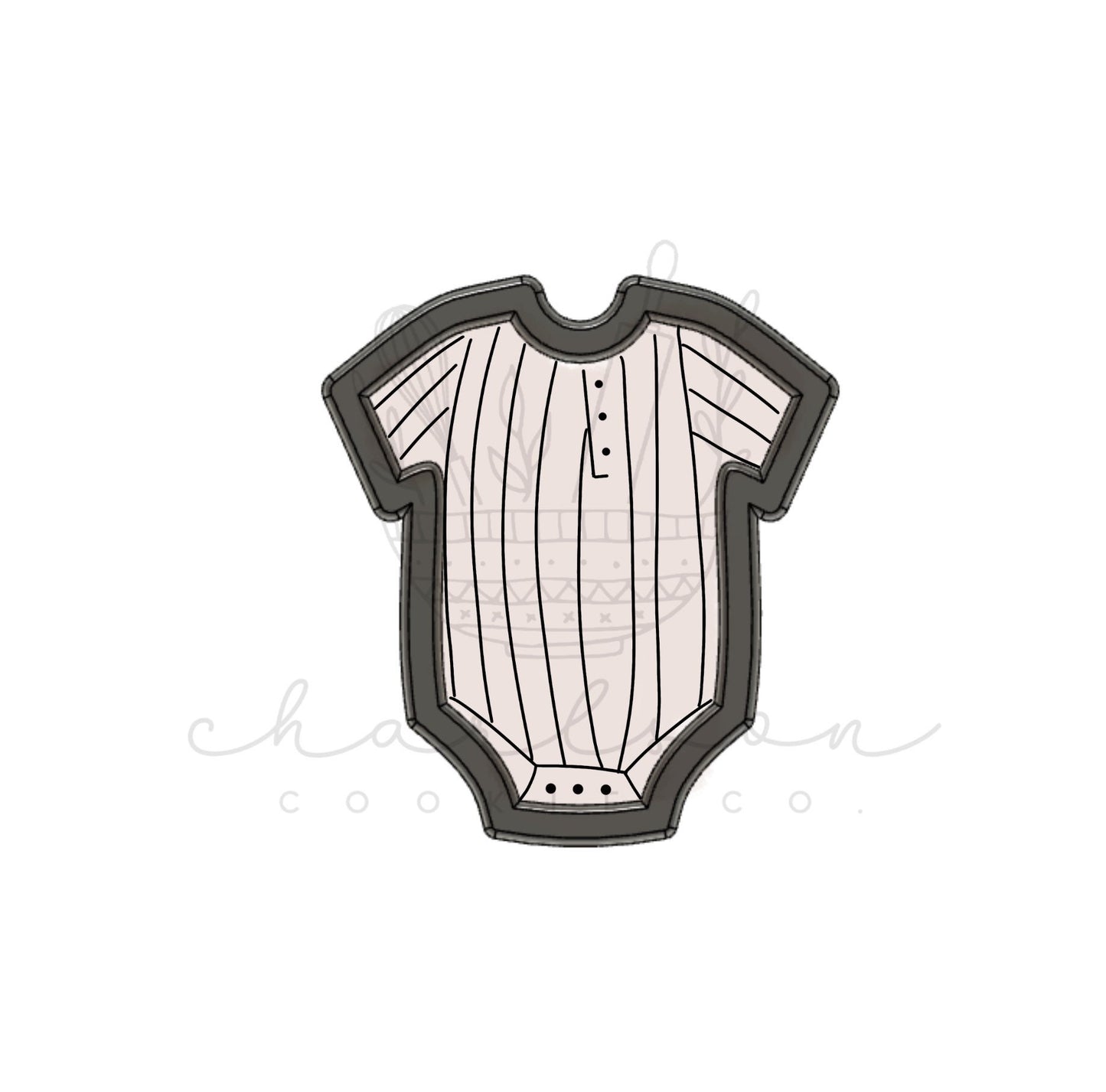 Baby basic onesie cookie cutter