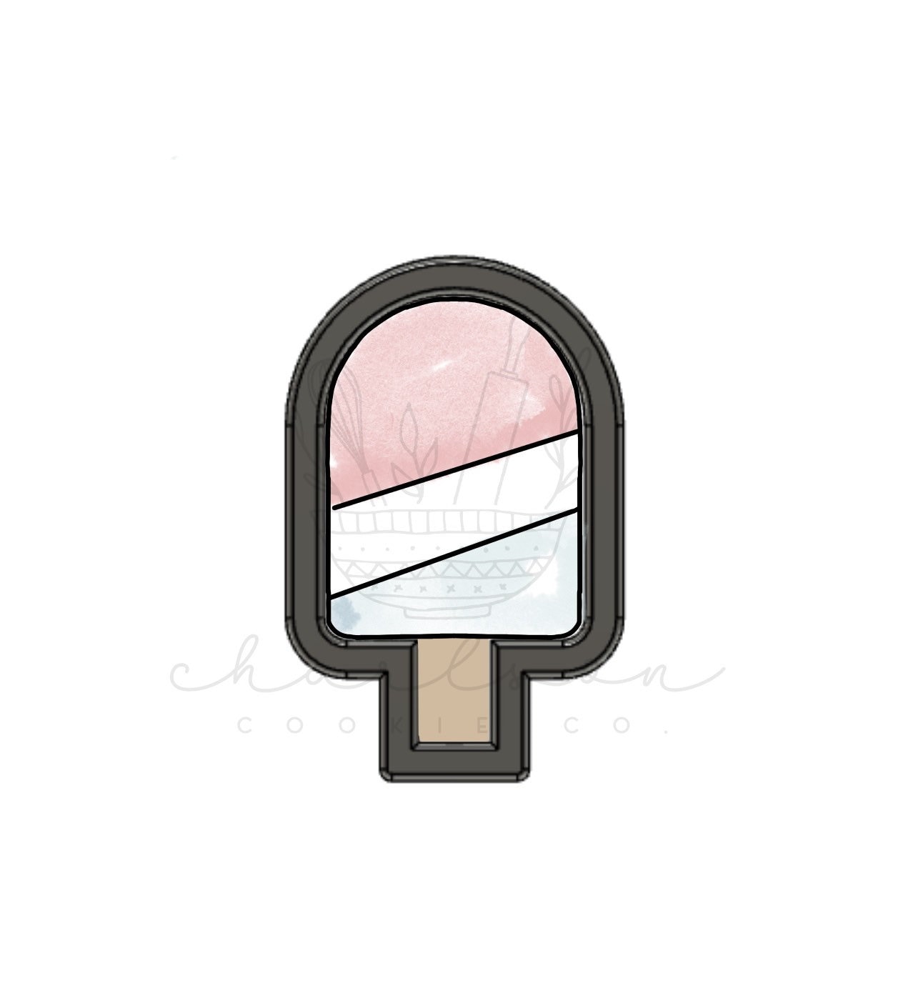Ice pop no. 1 cookie cutter