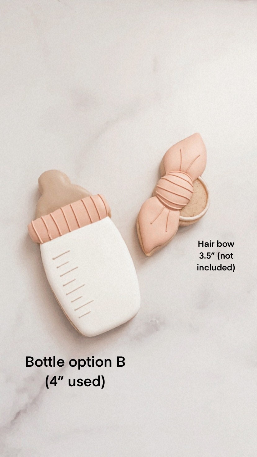 Baby bottle cookie cutter
