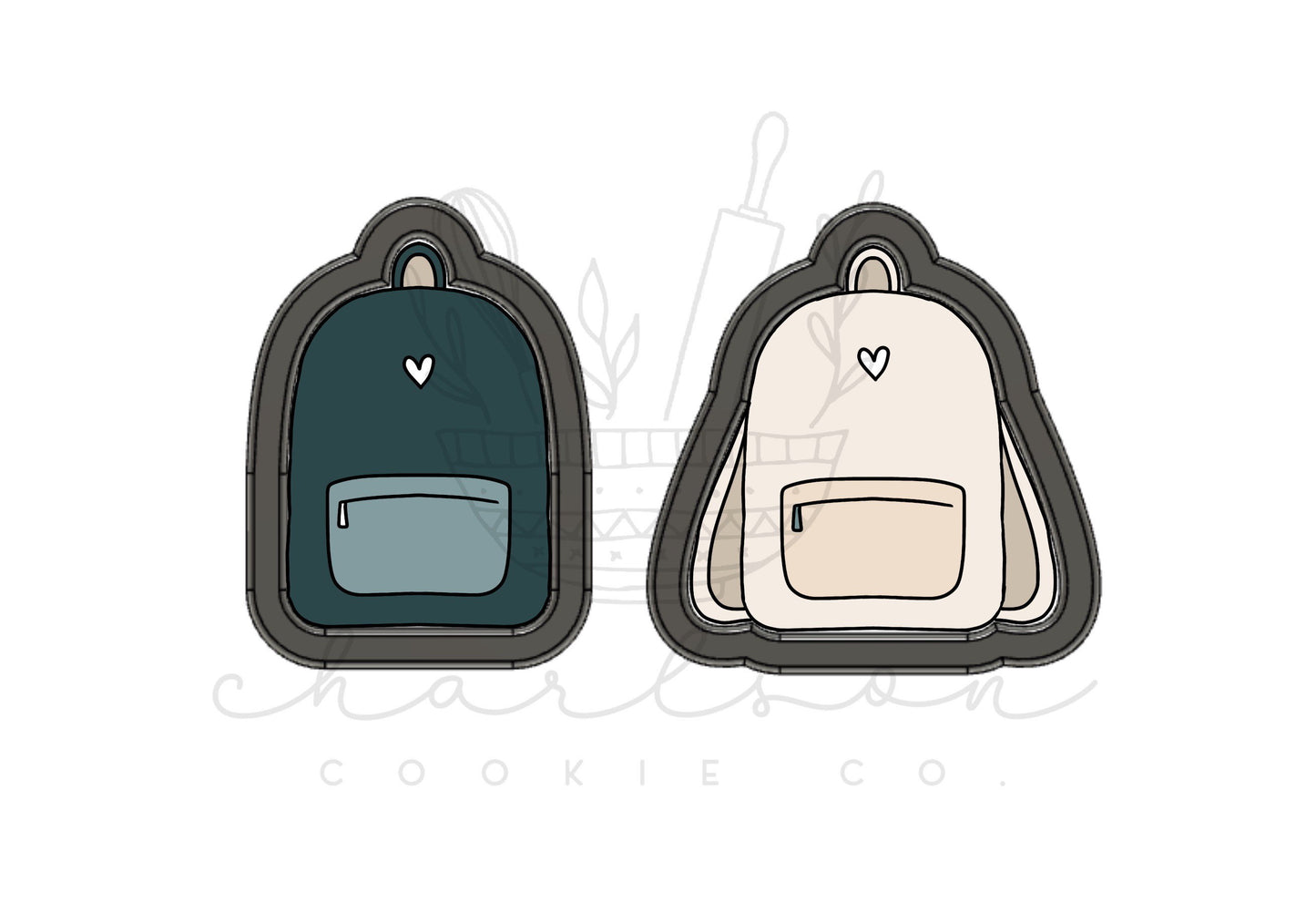 Backpack cookie cutter
