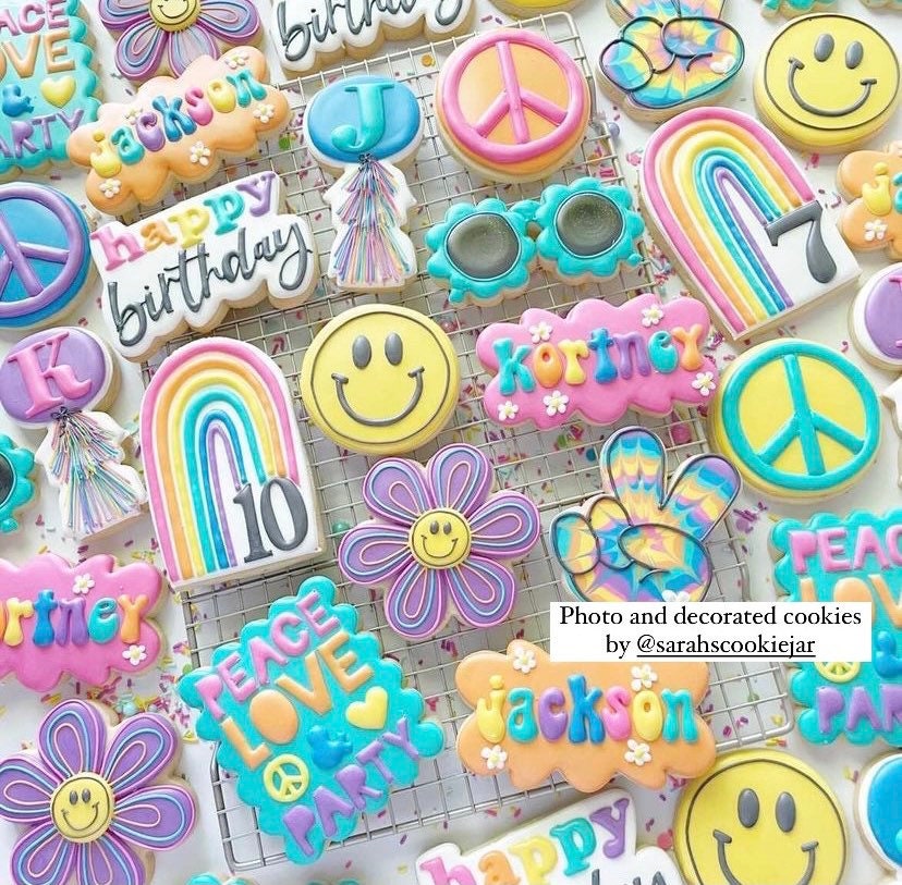 Happy birthday no. 1 cookie cutter
