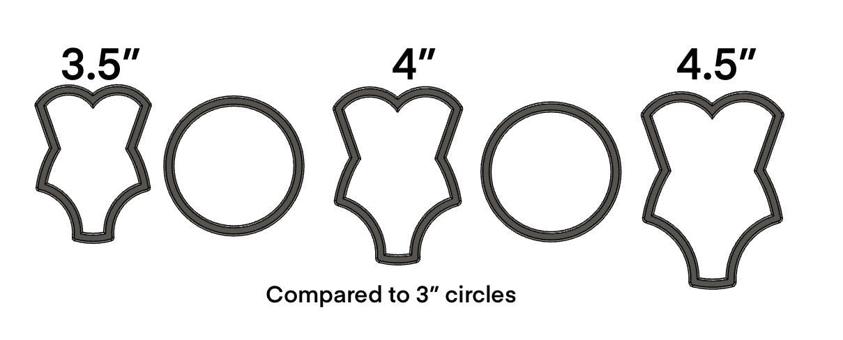 Swim suit no. 4 cookie cutter