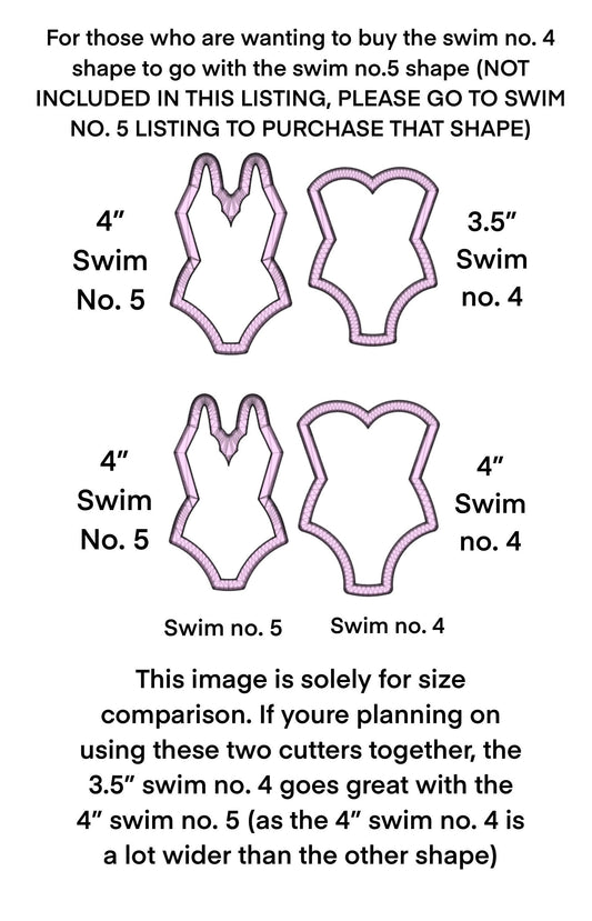 Swim suit no. 4 cookie cutter