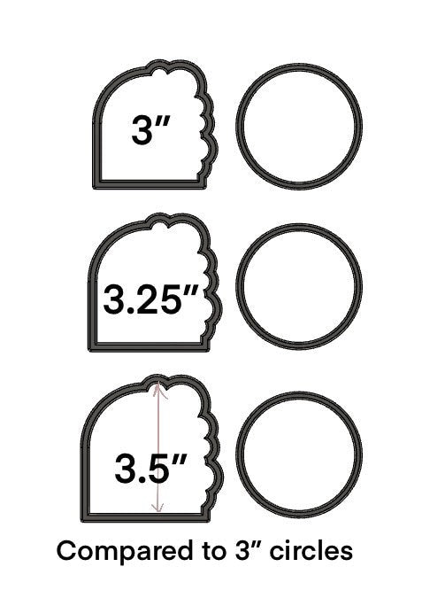 Balloon plaque no. 3 cookie cutter
