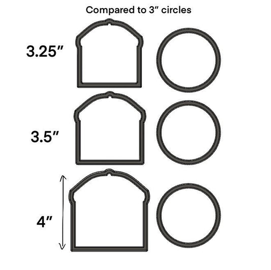 Beach scene cookie cutter