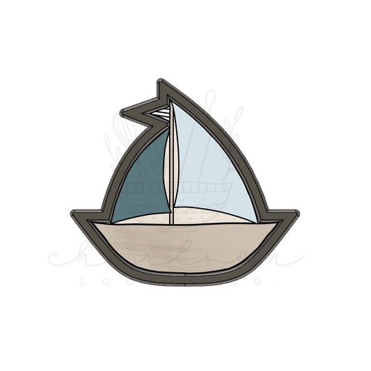 Sailboat cookie cutter