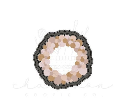 Scallop plaque / Balloon wreath / Sheep cookie cutter