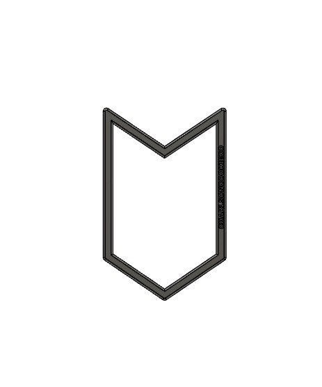 Banner / Arrow cookie cutter