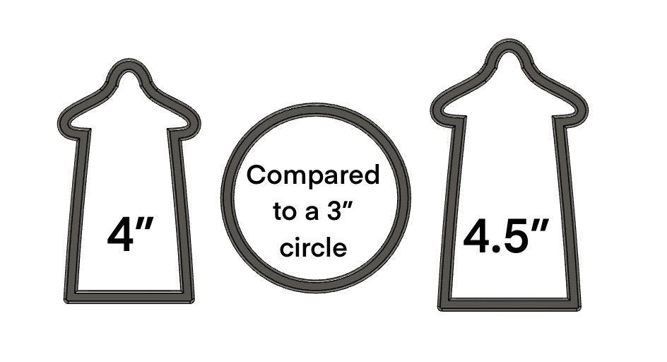 Apron cookie cutter