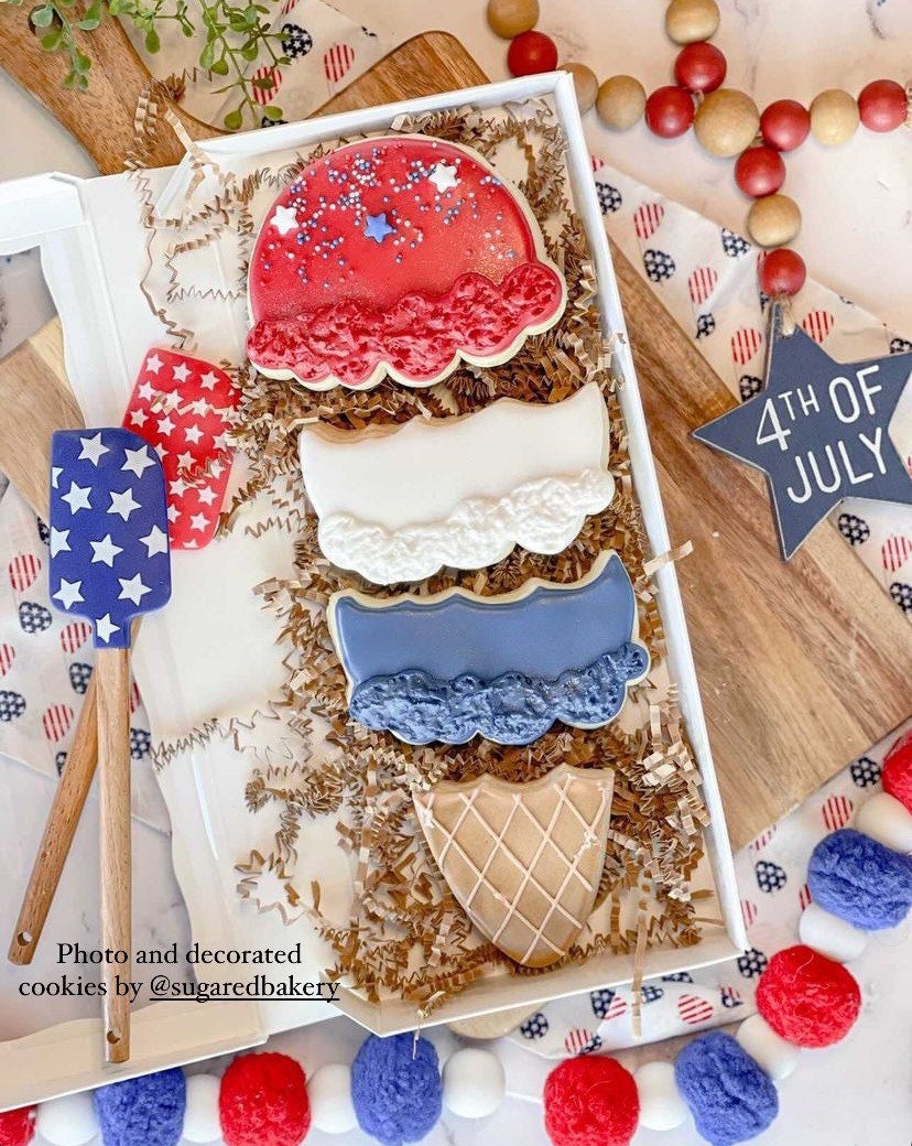 Build your own ice cream set no.1 (3pc) cookie cutters set