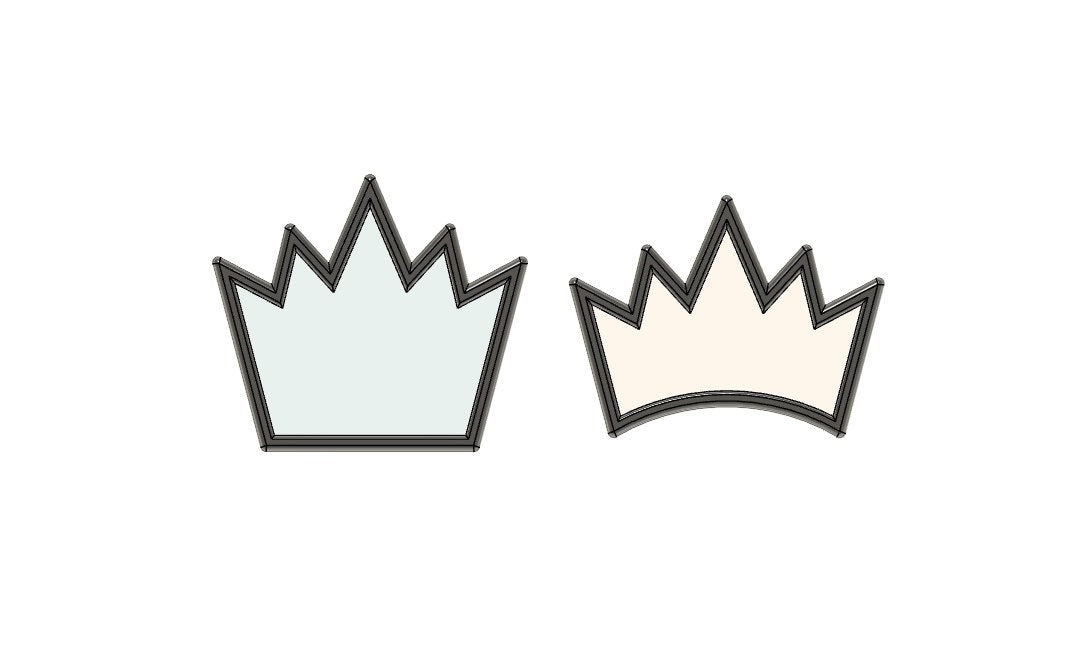 Crown cookie cutter