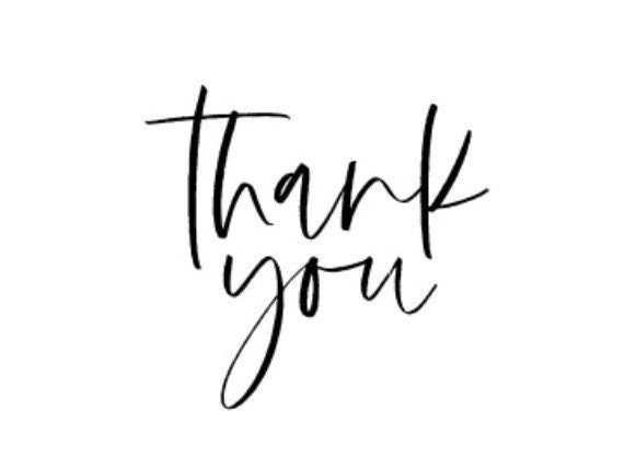 Thank you cookie cutter