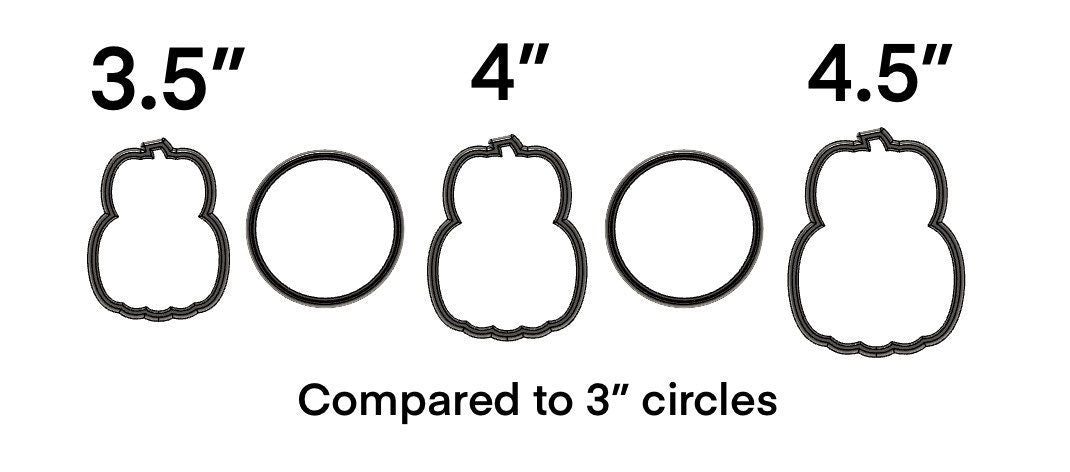 Pumpkin no. 4 cookie cutter