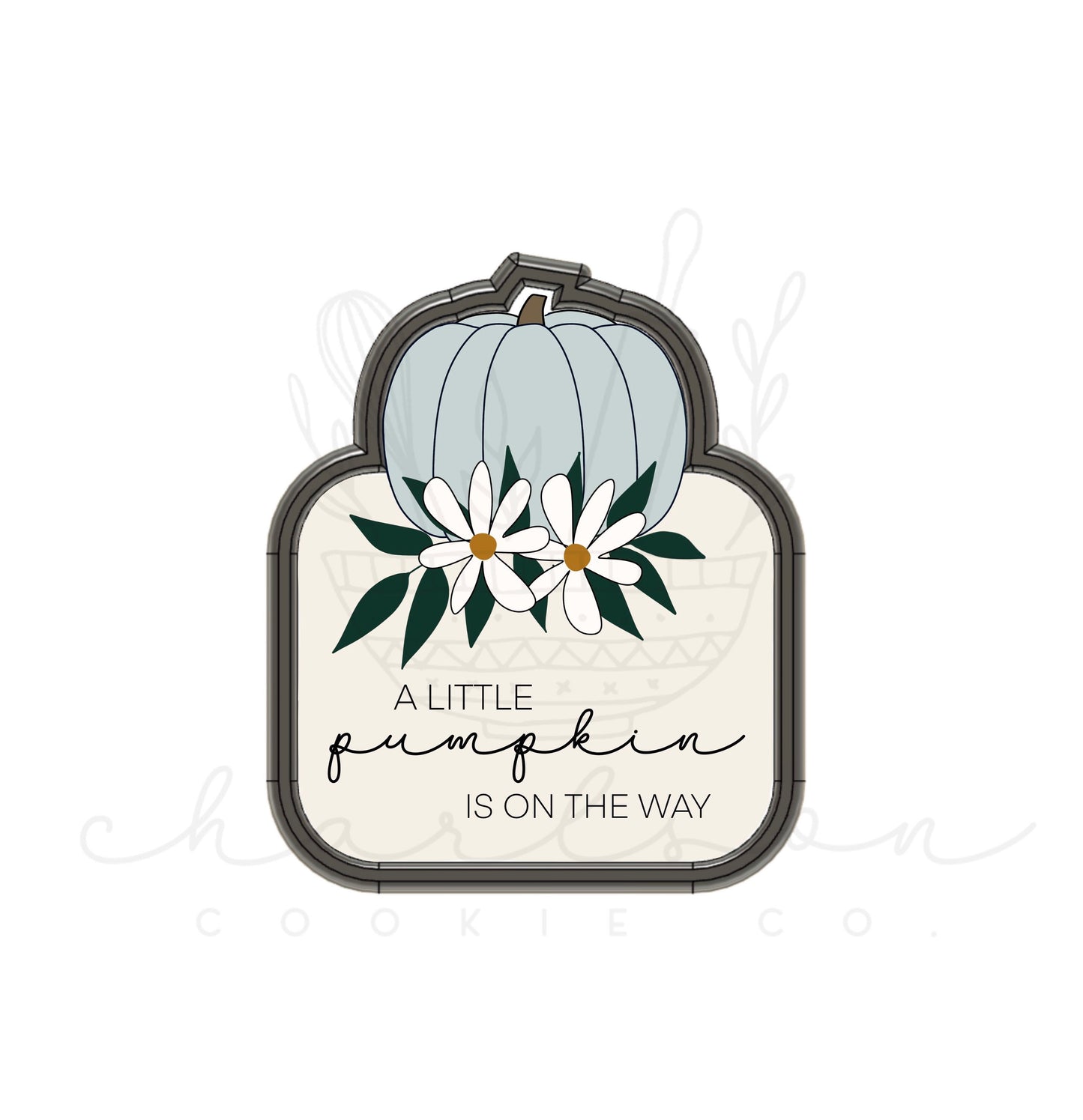 Pumpkin plaque no. 2 cookie cutter