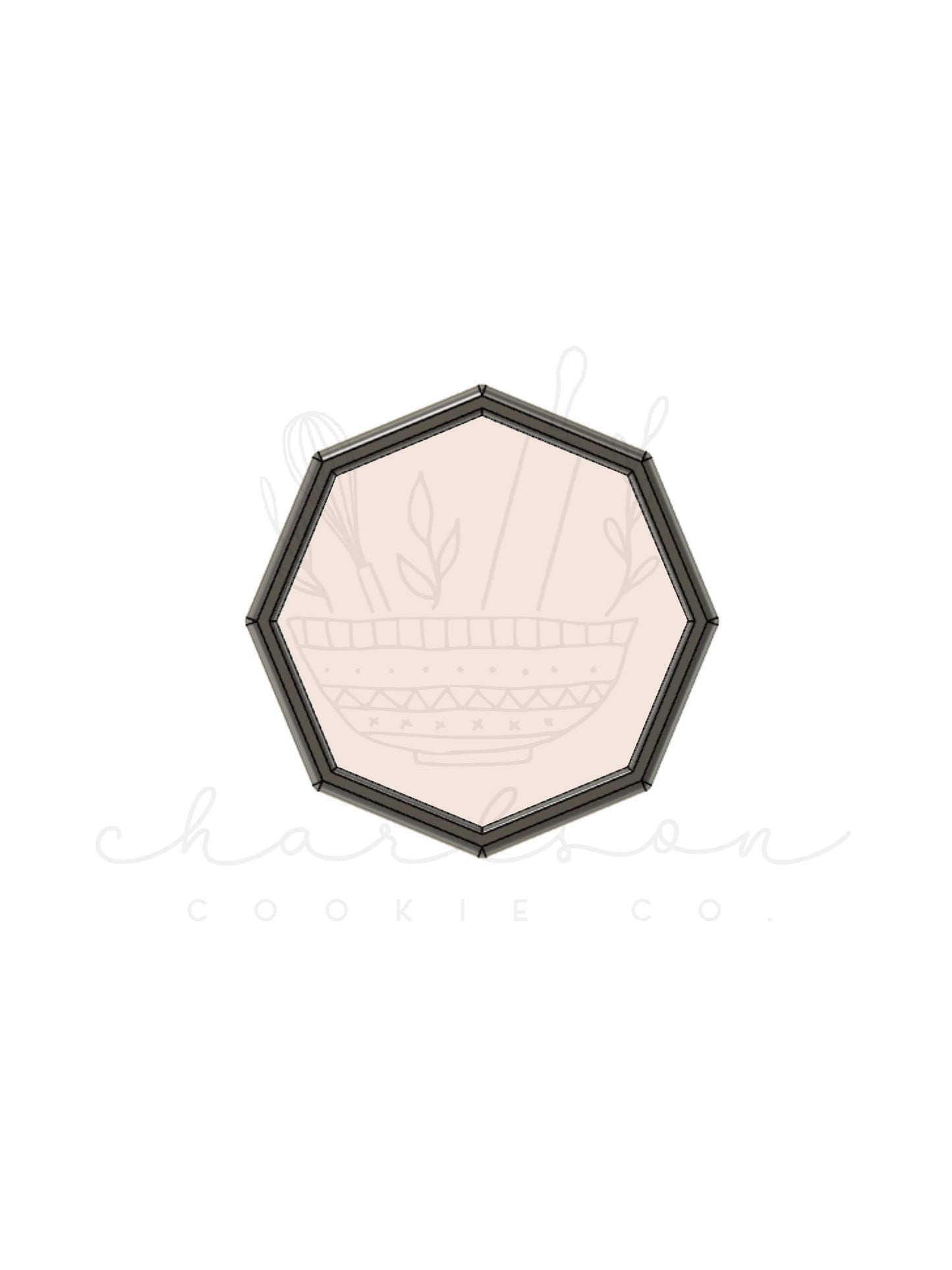 Octagon cookie cutter
