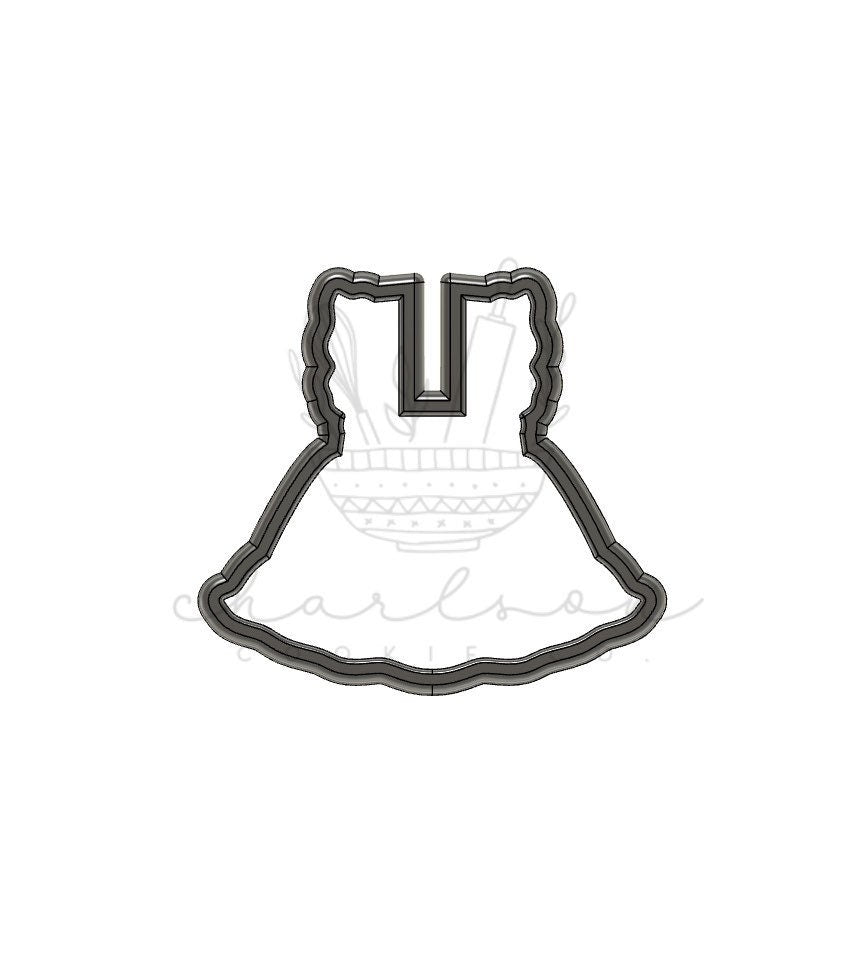 Baby dress no. 2 cookie cutter