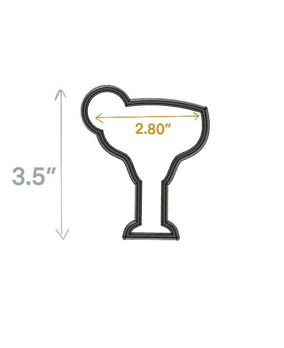 Margarita no. 1 cookie cutter