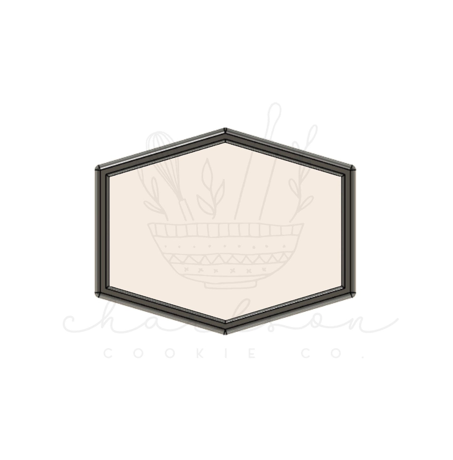 Michael plaque (wide) cookie cutter